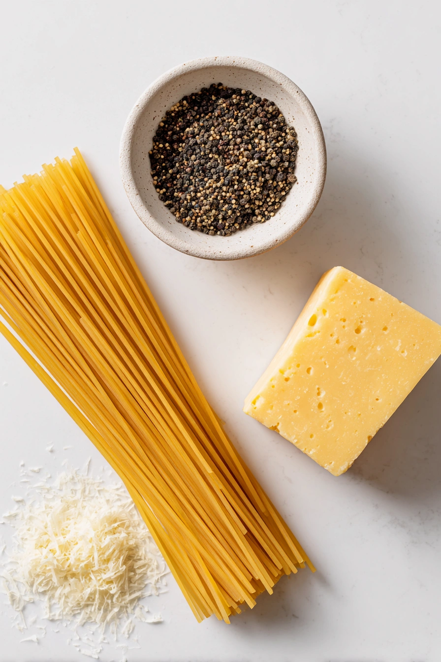 Cacio e Pepe Ingredients