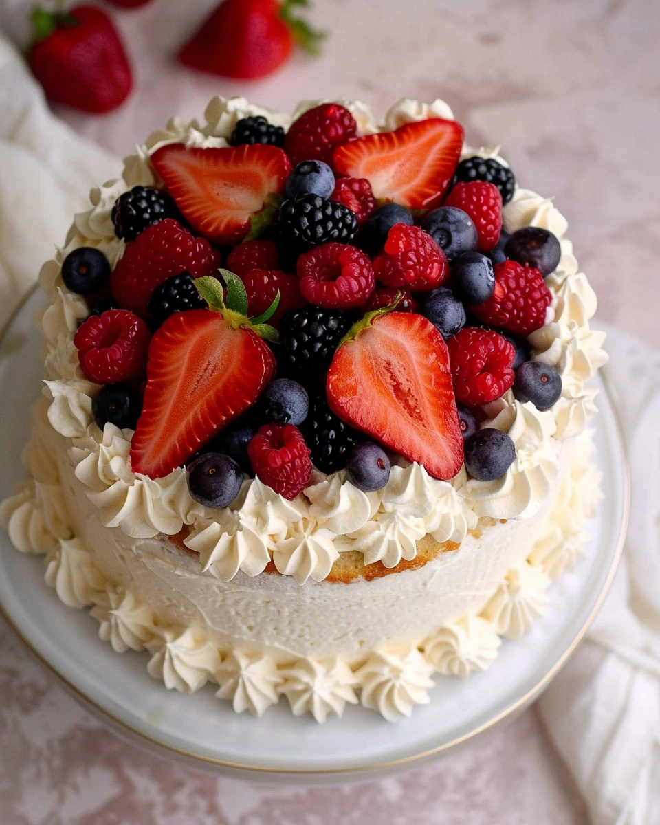 Berry Chantilly Cake