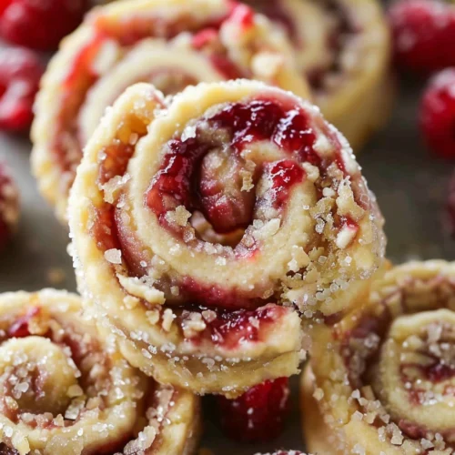 Raspberry Pinwheel Cookies