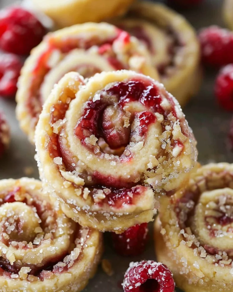 Raspberry Pinwheel Cookies