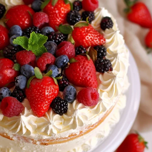 Berry Chantilly Cake