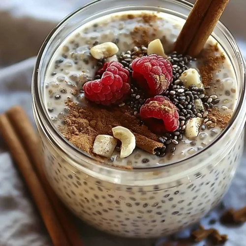Vanilla Chia Pudding with Cinnamon