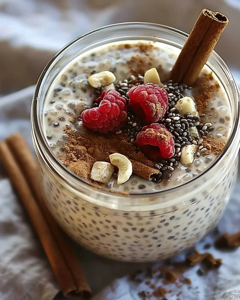 Vanilla Chia Pudding with Cinnamon