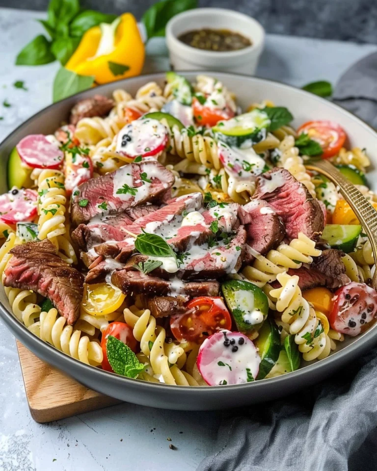 Steak and Pasta Salad