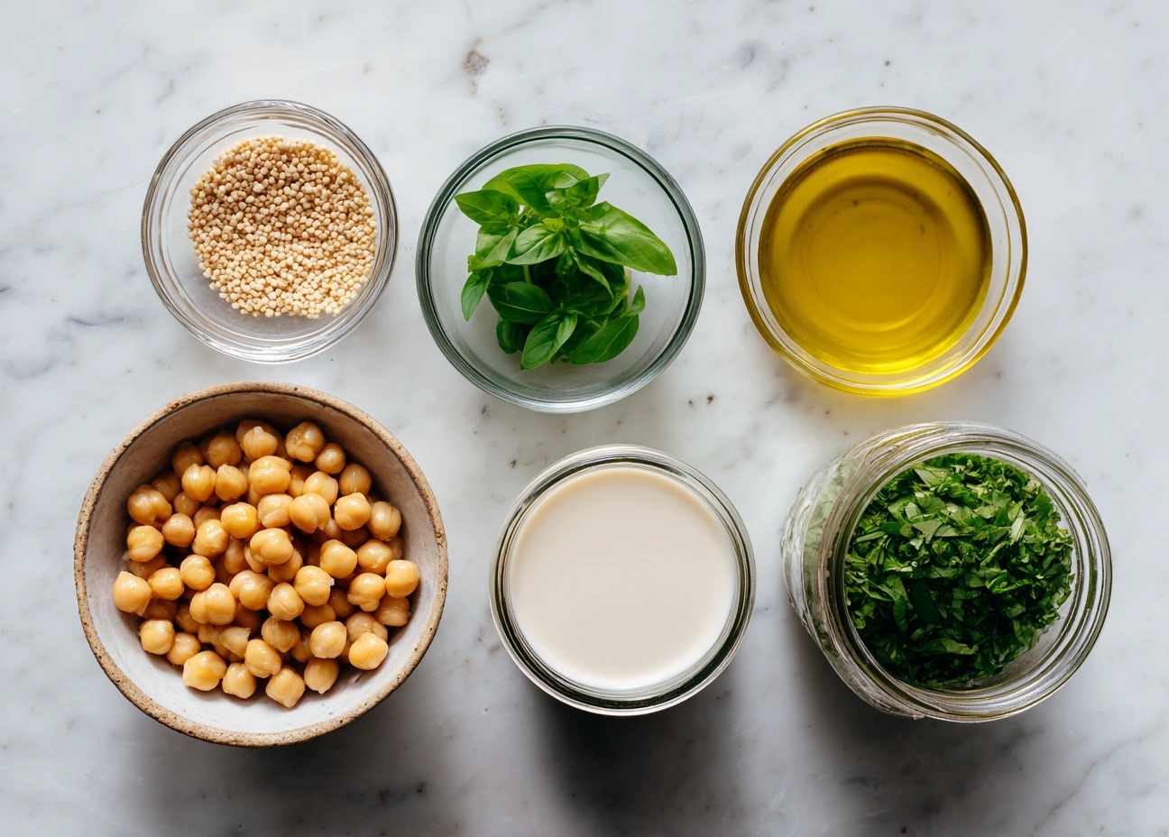 Lemon Basil Hummus