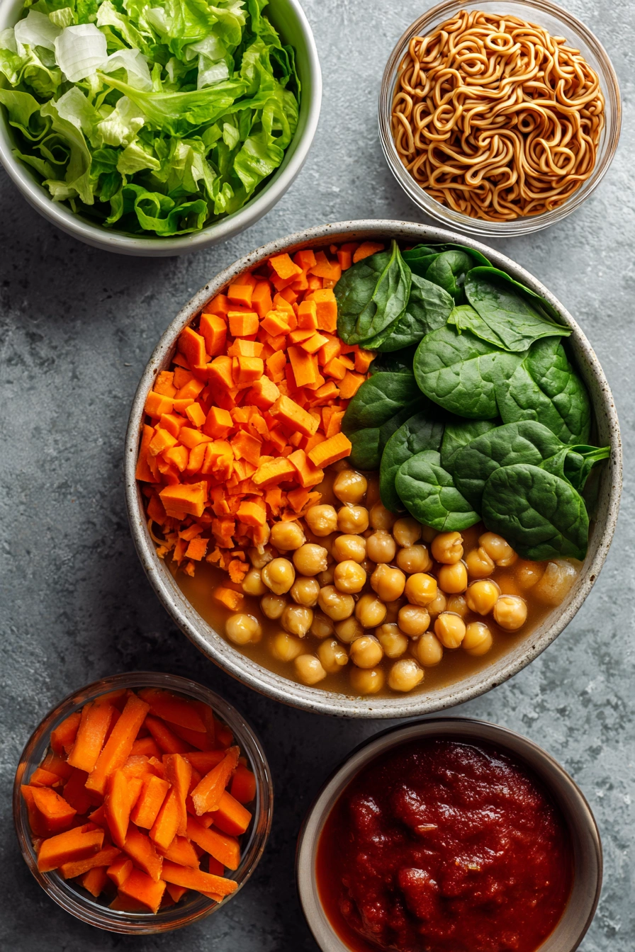 Mexican Sopa de Conchas Ingredients