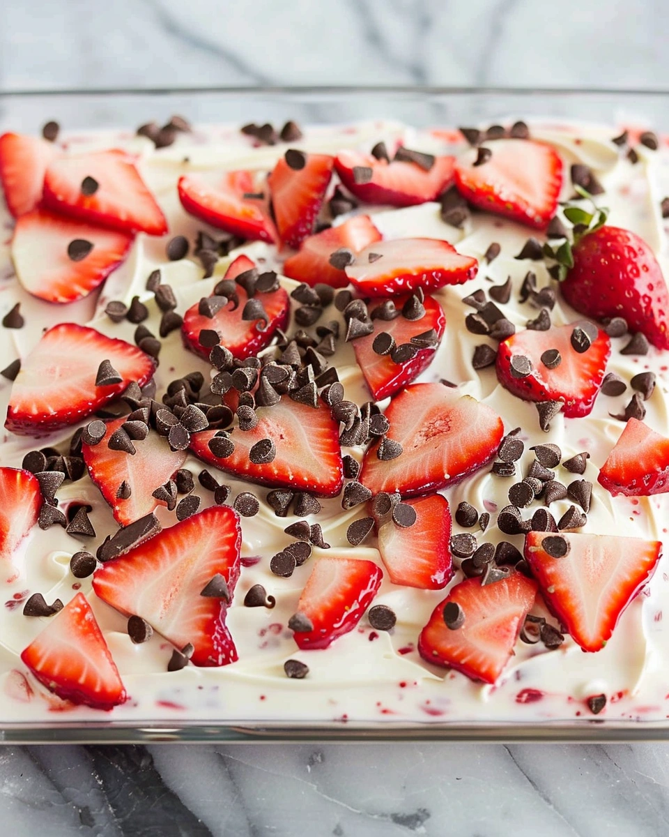 Strawberry-Chocolate Greek Yogurt Bark