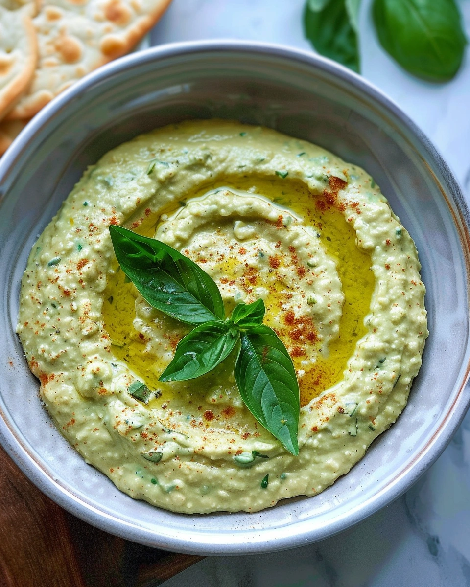 Lemon Basil Hummus