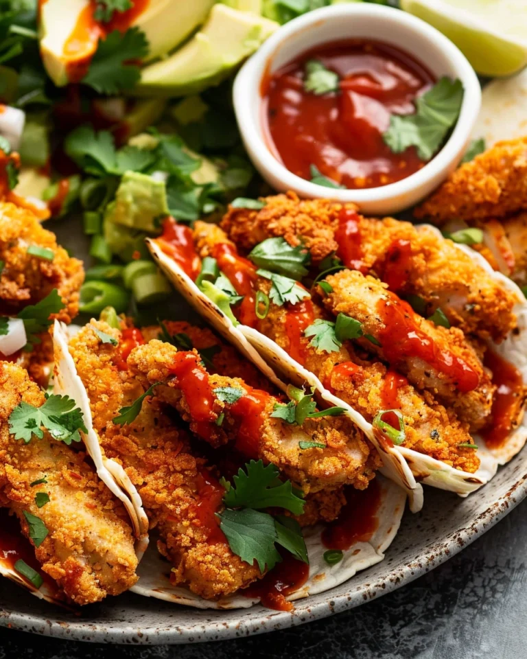 Crunchy Chicken Taco Fingers