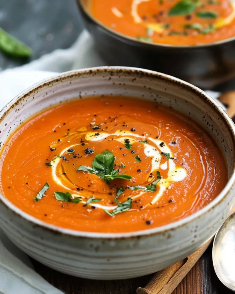 Roasted Tomato and Red Pepper Soup