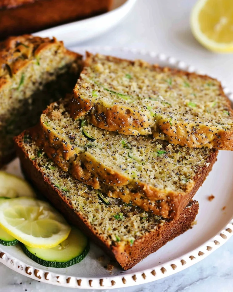 Lemon Poppyseed Zucchini Bread