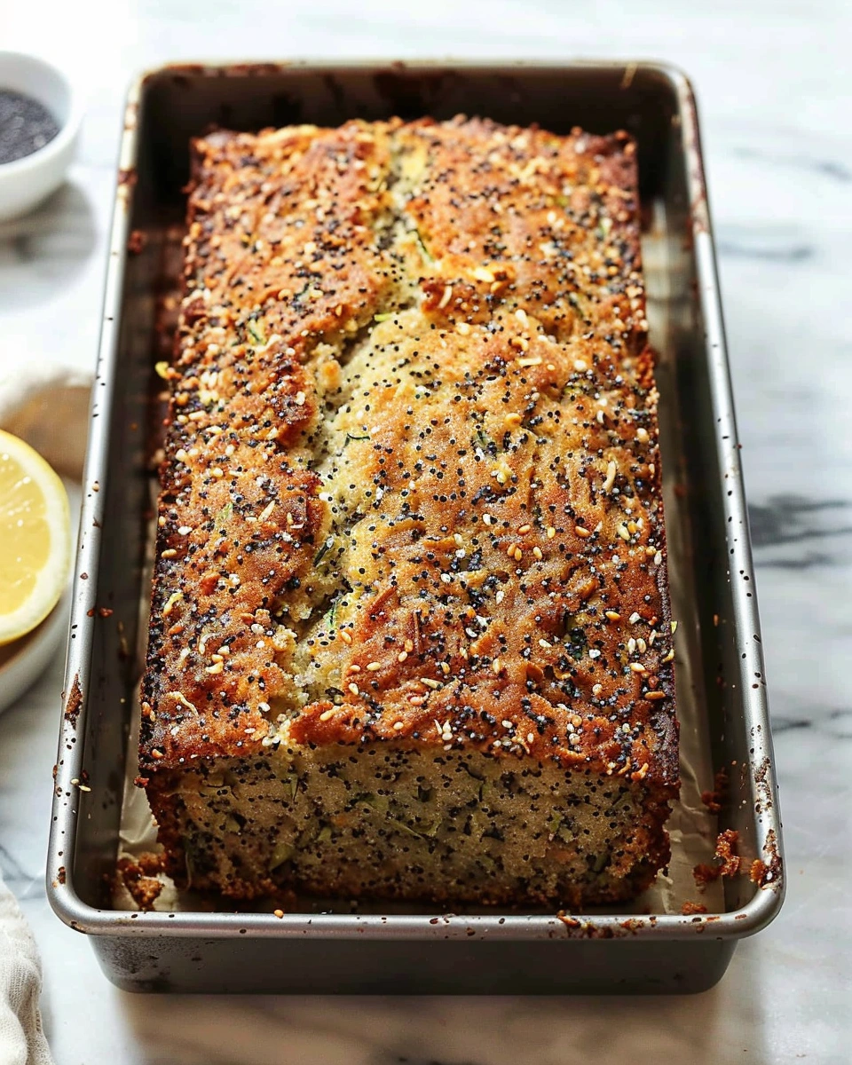 Lemon Poppyseed Zucchini Bread
