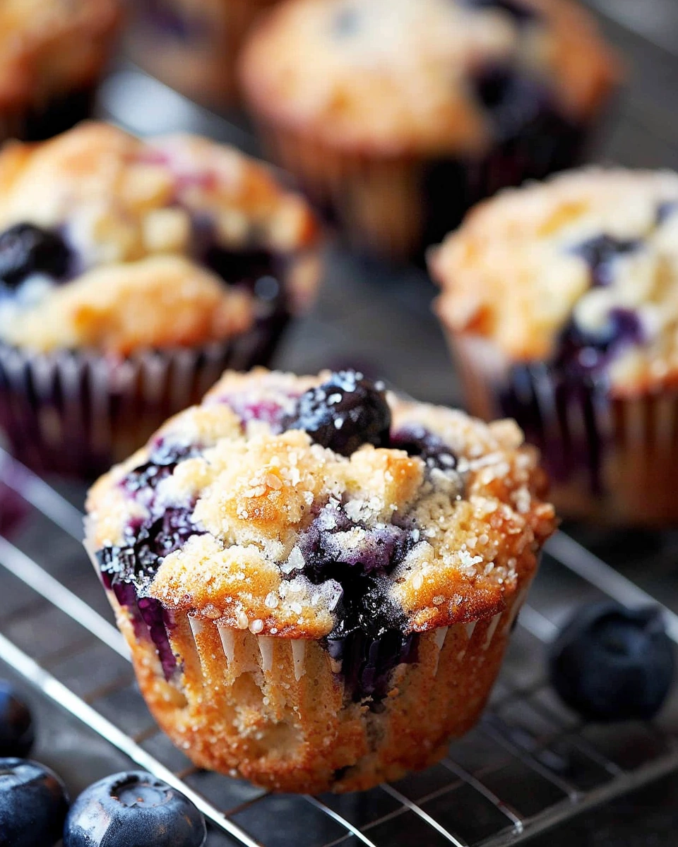 Skinny Blueberry Muffins