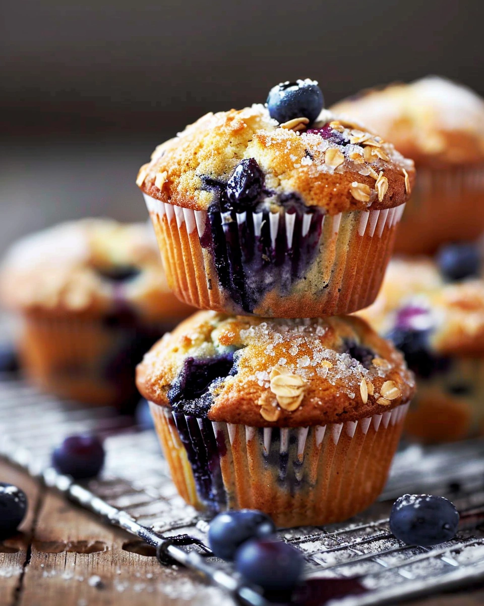 Skinny Blueberry Muffins