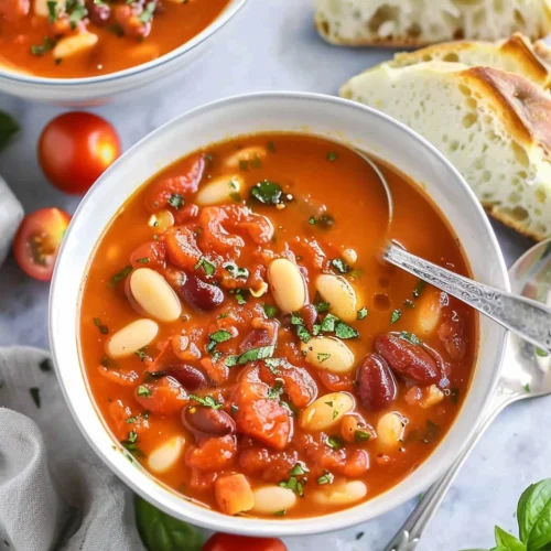 Smoky Tomato White Bean Soup