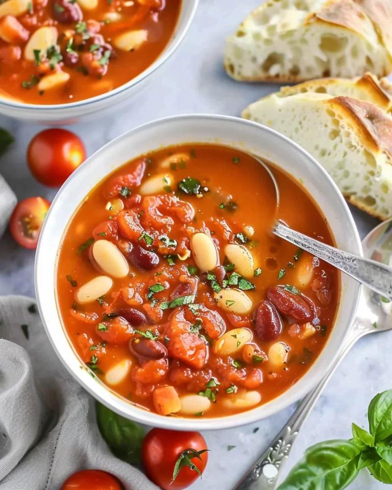 Smoky Tomato White Bean Soup