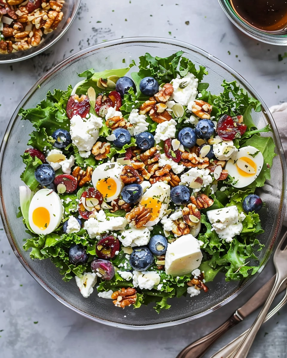 Spring Salad with Goat Cheese