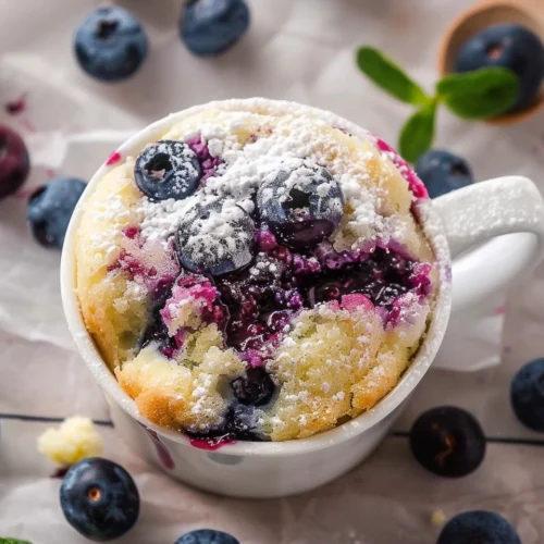 Blueberry Mug Cake