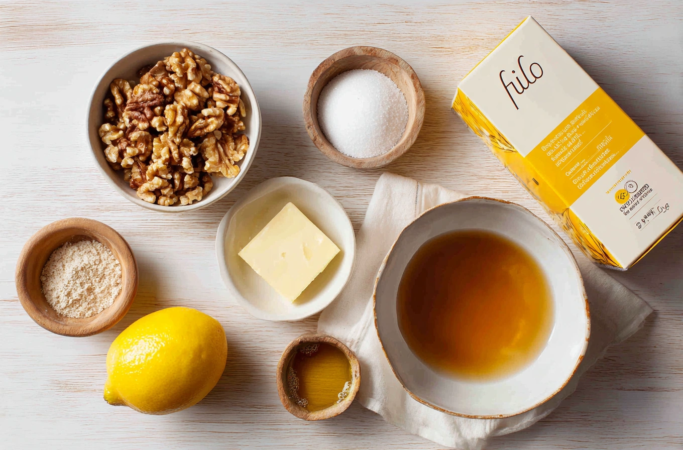 Baklava Recipe Ingredients