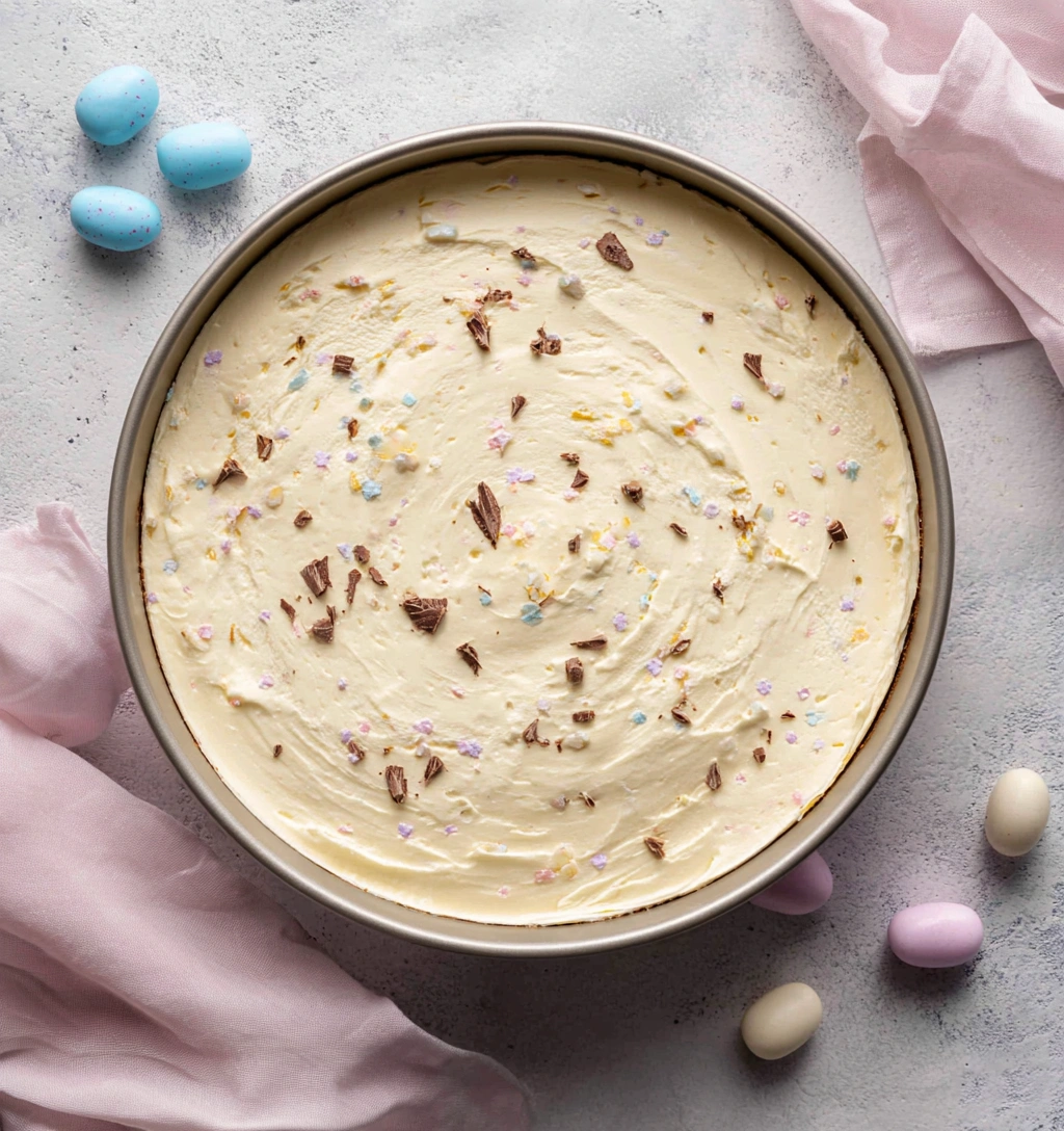 No-Bake Cadbury Mini Egg Cheesecake