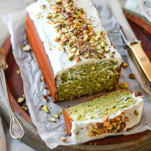 Pistachio Ricotta Loaf Cake (Gluten, Oil & Sugar Free)