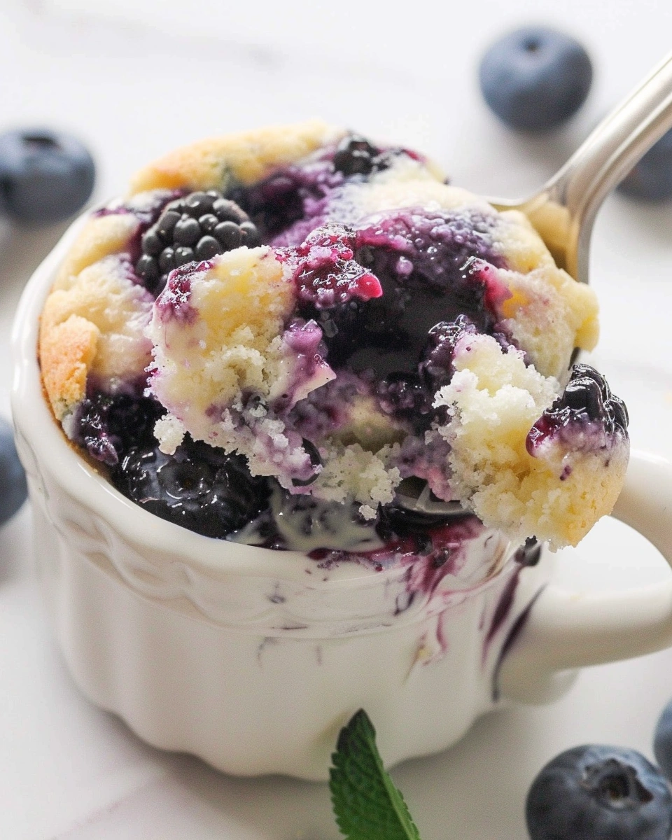 Blueberry Mug Cake