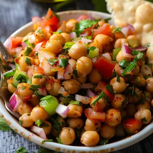 Indian Chickpea Salad Recipe
