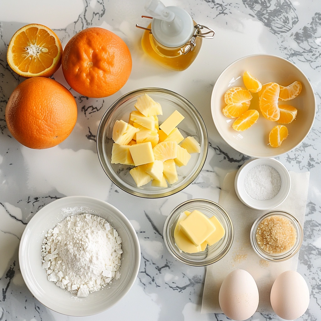 Orange Cake with Pineapple Icing Ingredients