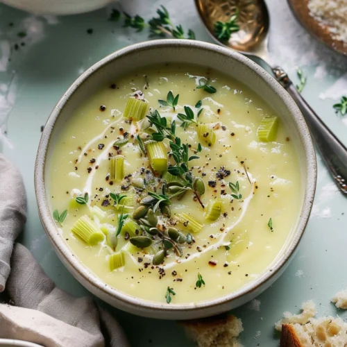 Creamy Leek Soup Without Potatoes