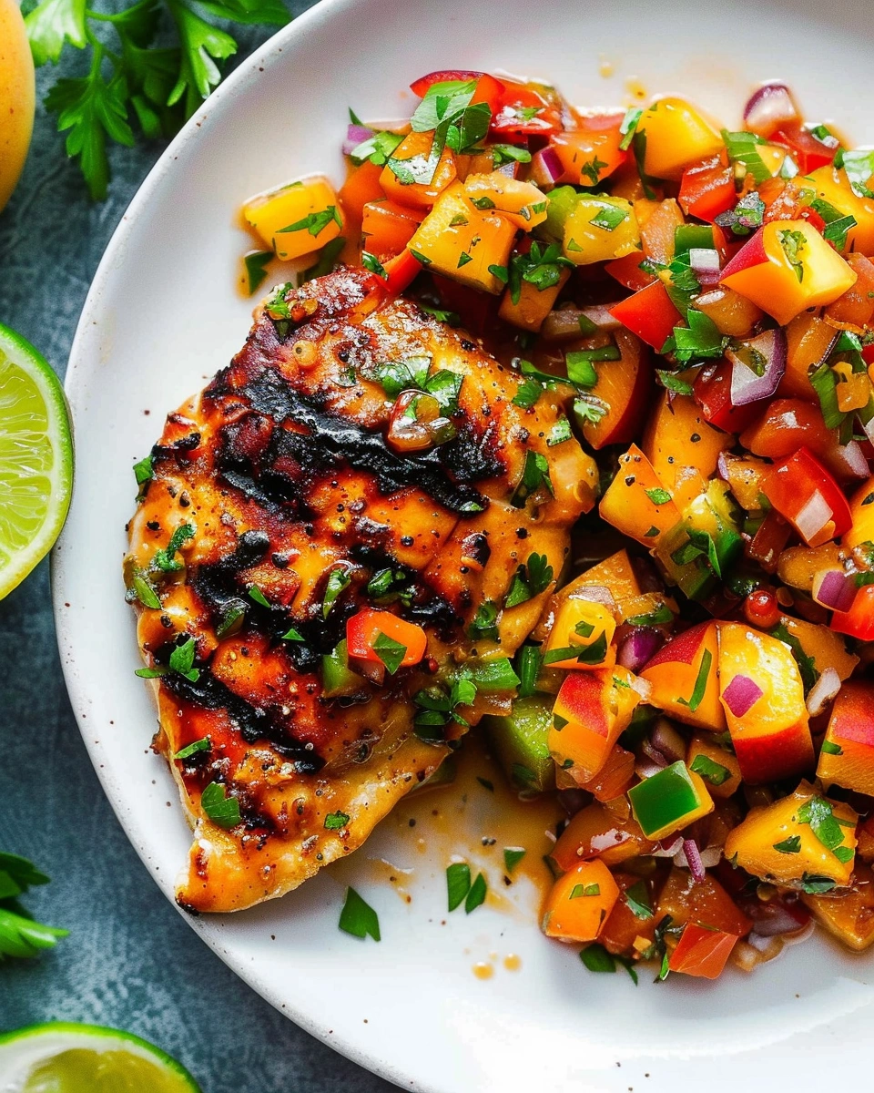 Peach Salsa Chicken