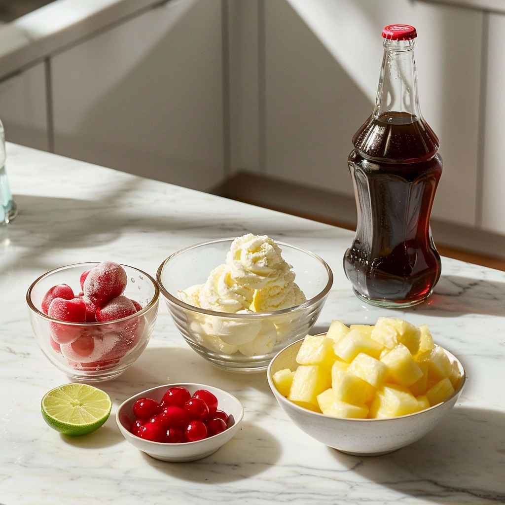 Cherry Dole Whip Coke Float