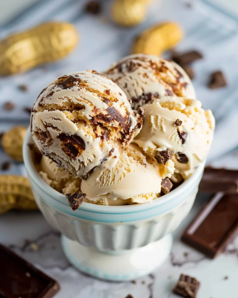 Peanut Butter Brownie Ice Cream