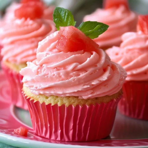 Watermelon Cupcakes