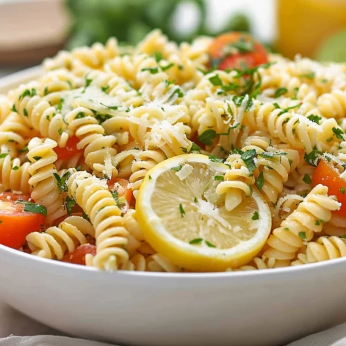Lemon Parmesan Pasta Salad
