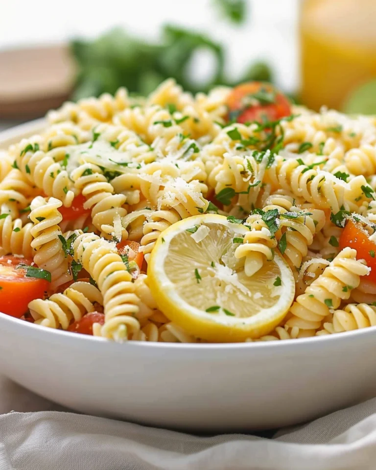 Lemon Parmesan Pasta Salad