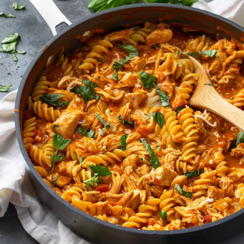 One-Pot BBQ Chicken Pasta