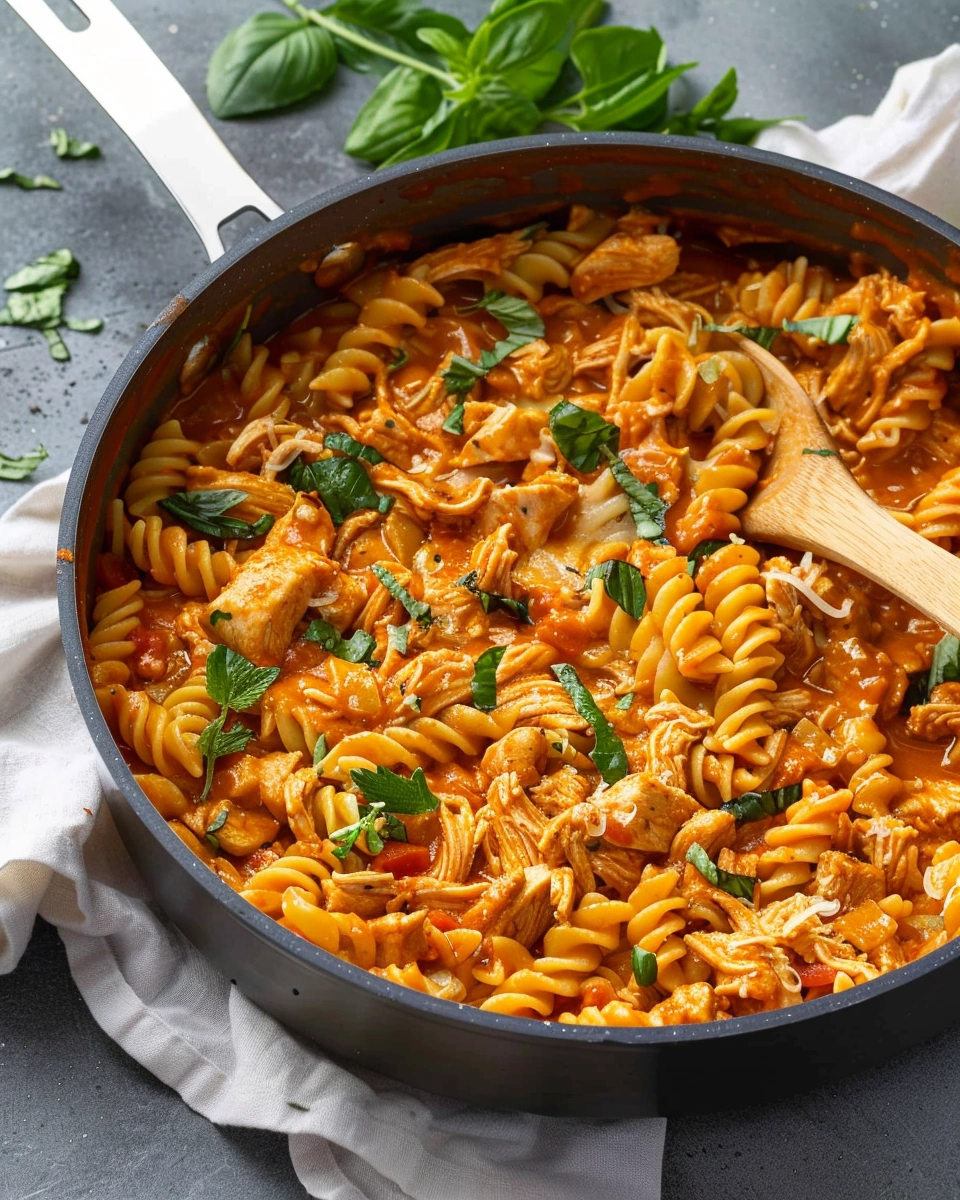 One-Pot BBQ Chicken Pasta
