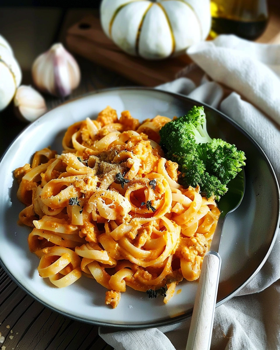 Creamy Herbed Pumpkin Pasta