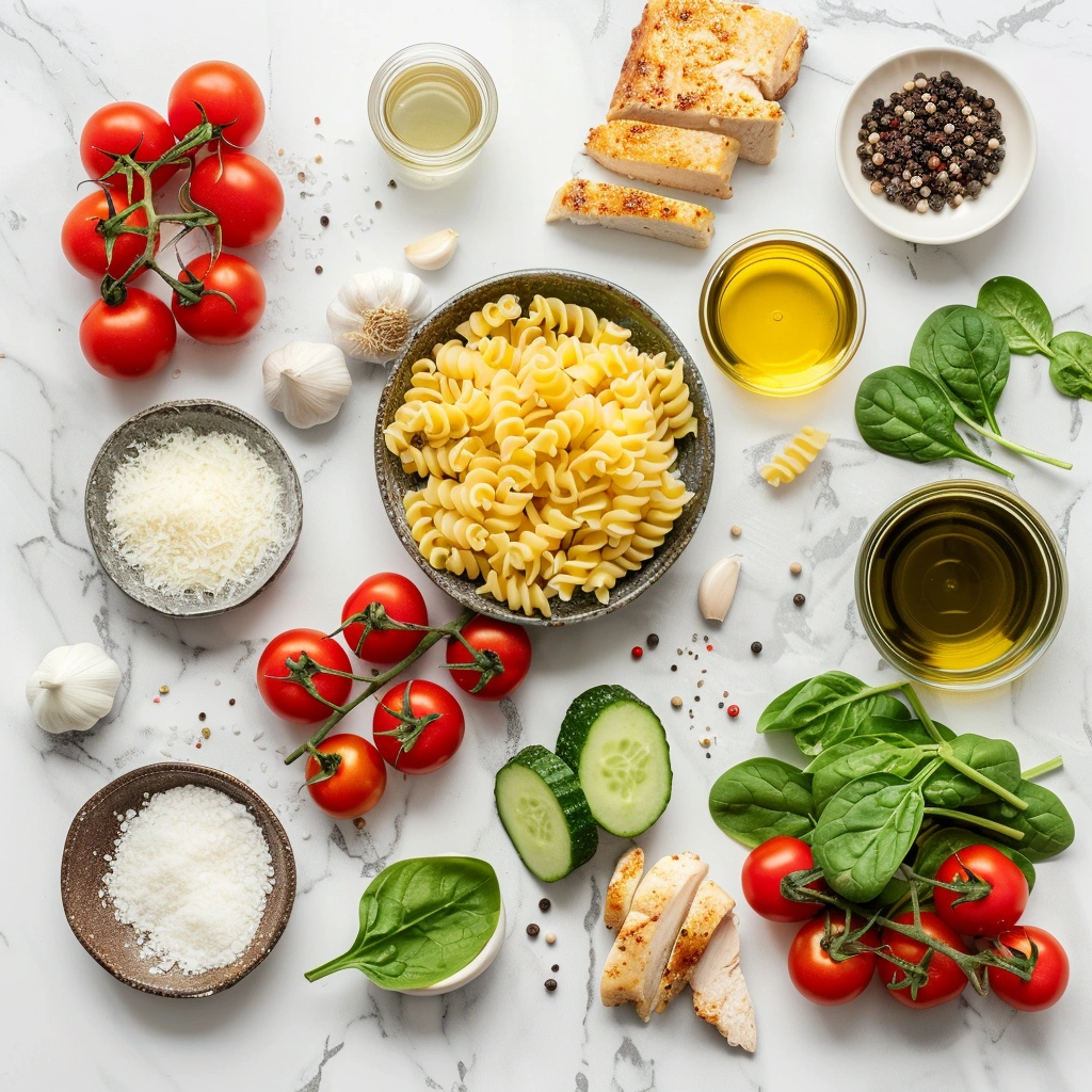 Lemon Parmesan Pasta Salad