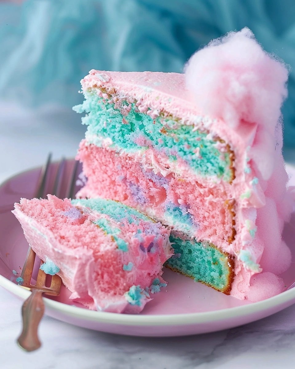 Whimsical Cotton Candy Cake Recipe