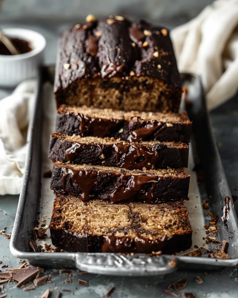 Chocolate Peanut Butter Banana Bread