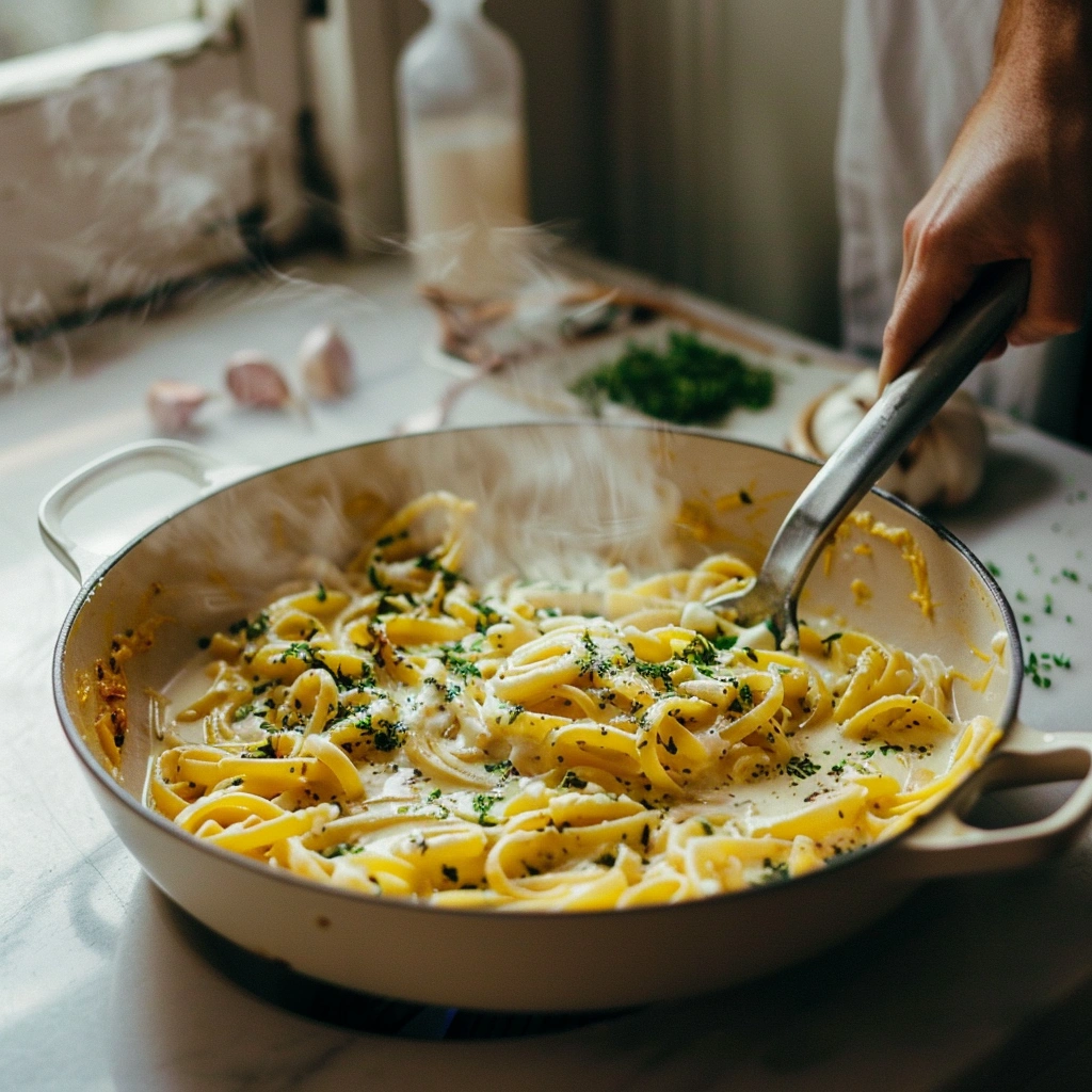 Creamy Herbed Pumpkin Pasta