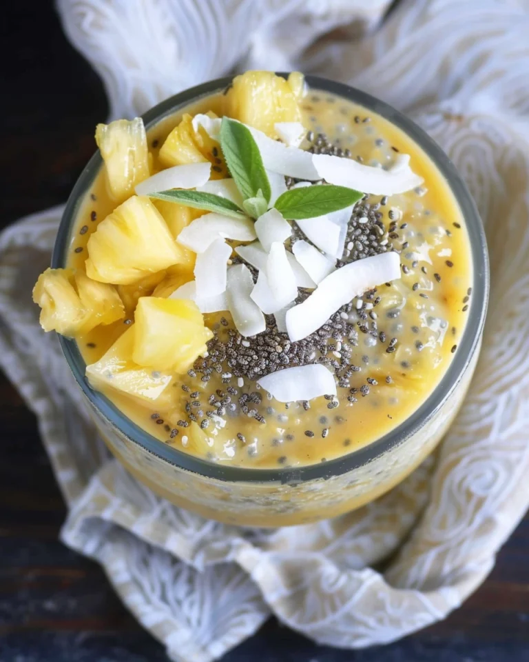 Pineapple Coconut Chia Pudding