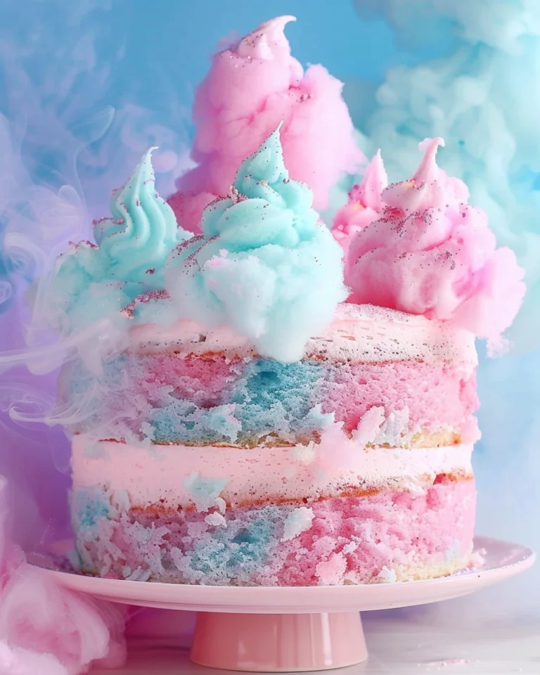 Whimsical Cotton Candy Cake Recipe