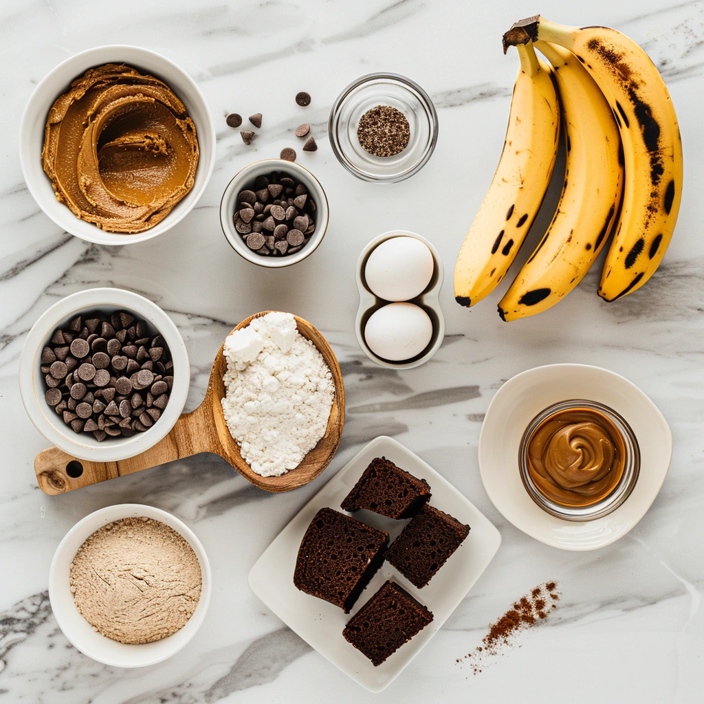 Chocolate Peanut Butter Banana Bread
