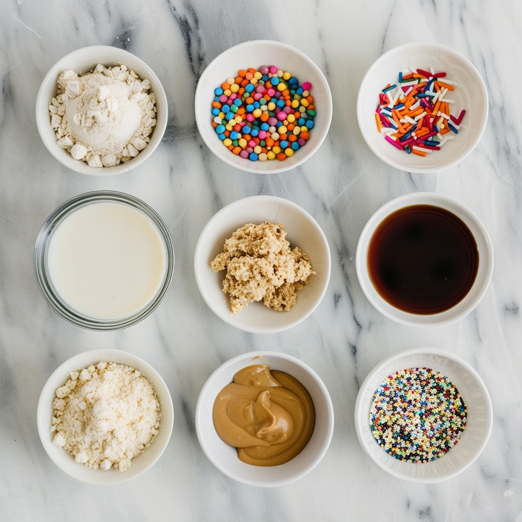 No Bake Cake Batter Protein Balls (Guilt-Free)