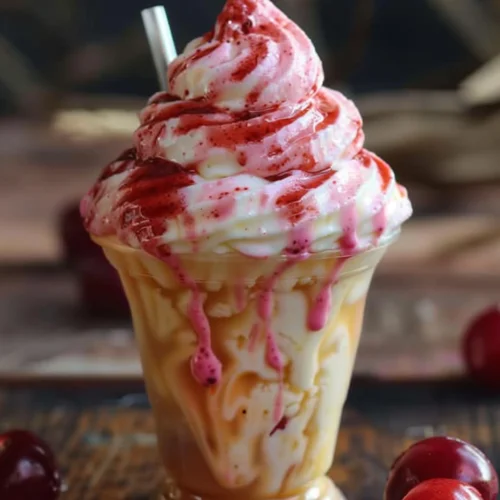 Cherry Dole Whip Coke Float