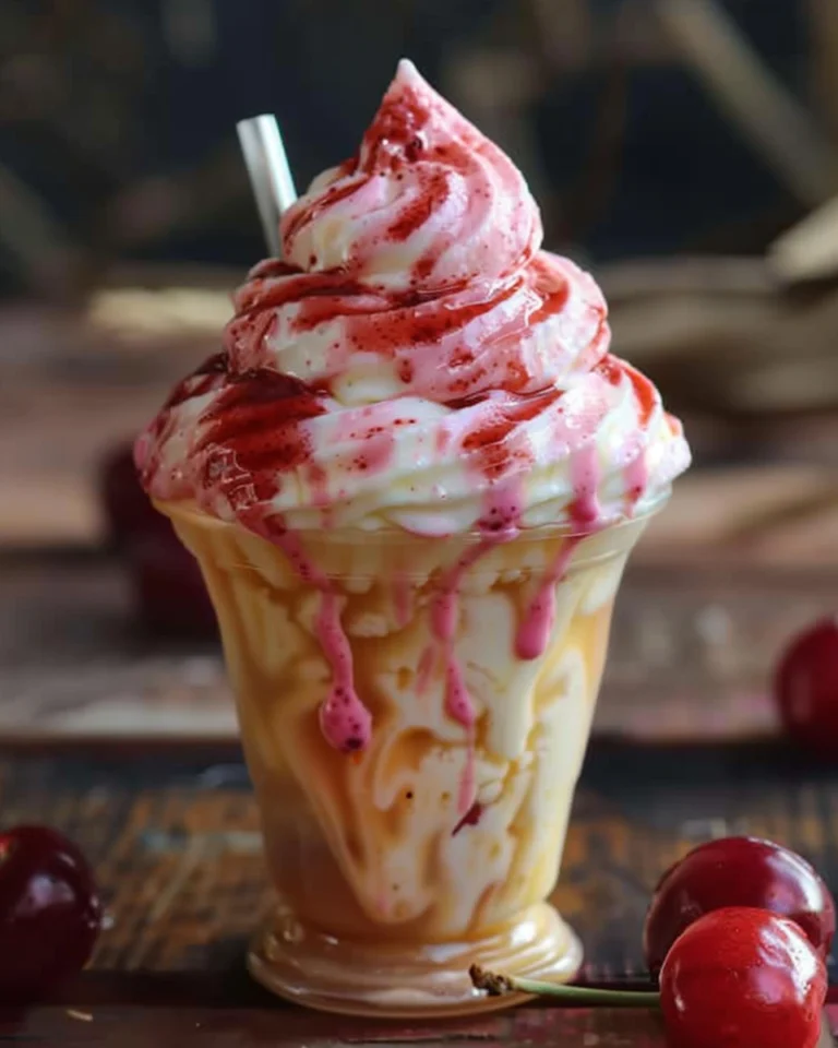 Cherry Dole Whip Coke Float
