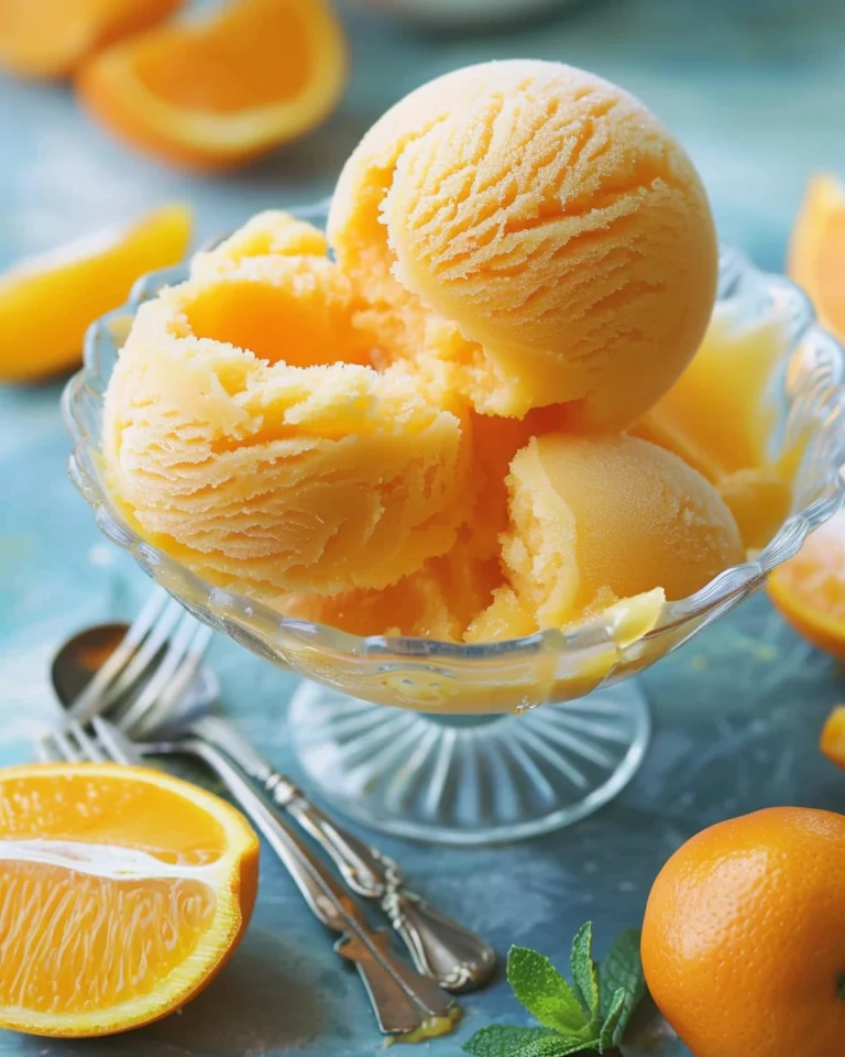 Fresh Orange Sorbet