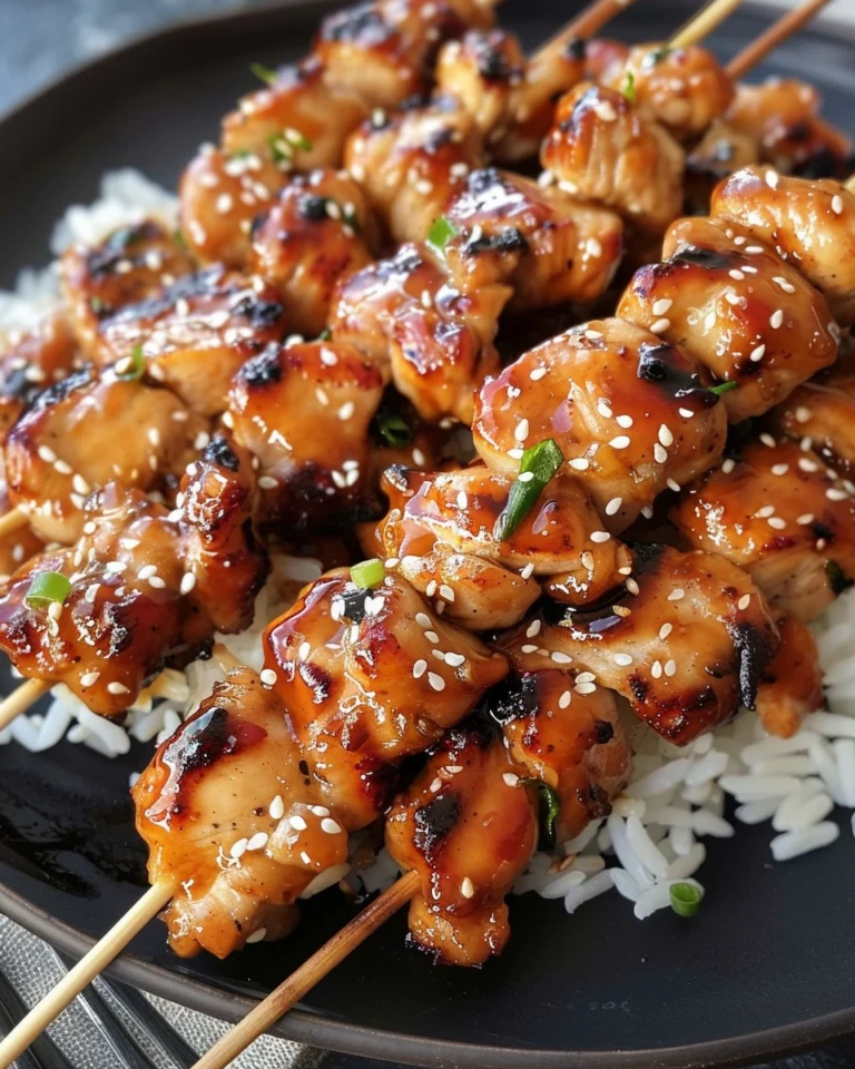 Teriyaki Chicken Skewers